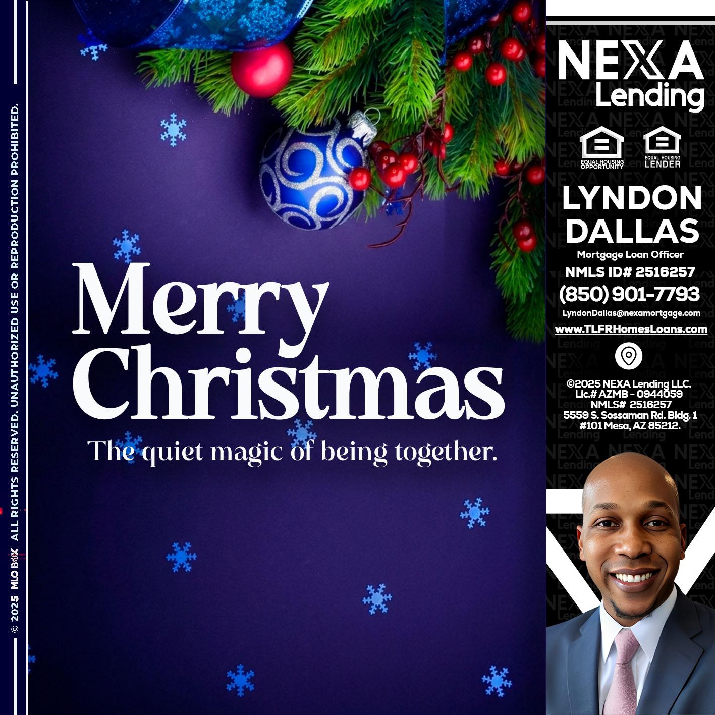 merry christmas - Lyndon Dallas -Mortgage Loan Officer