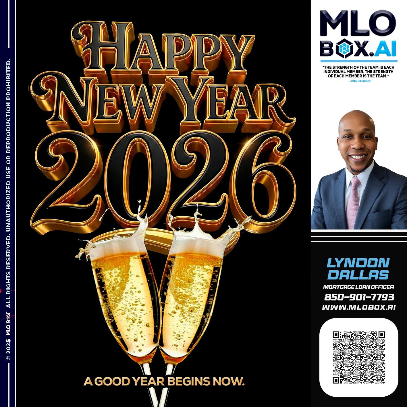 HAPPY NEW YEAR - Lyndon Dallas -Mortgage Loan Officer