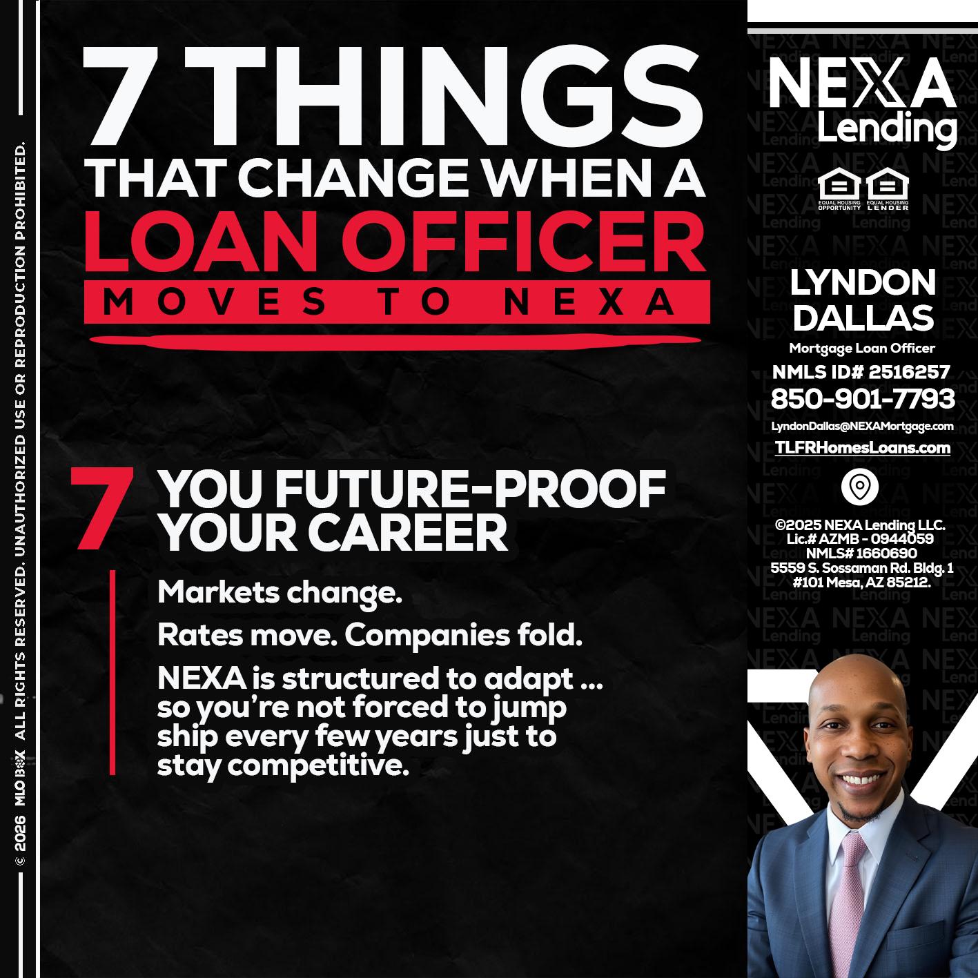 7 THINGS (7) - Lyndon Dallas -Mortgage Loan Officer