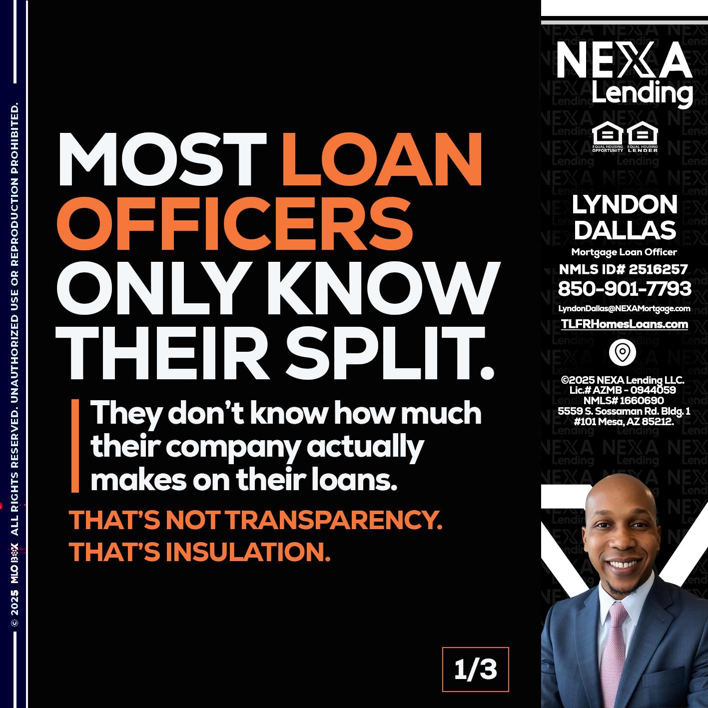 1 OF 3 - Lyndon Dallas -Mortgage Loan Officer