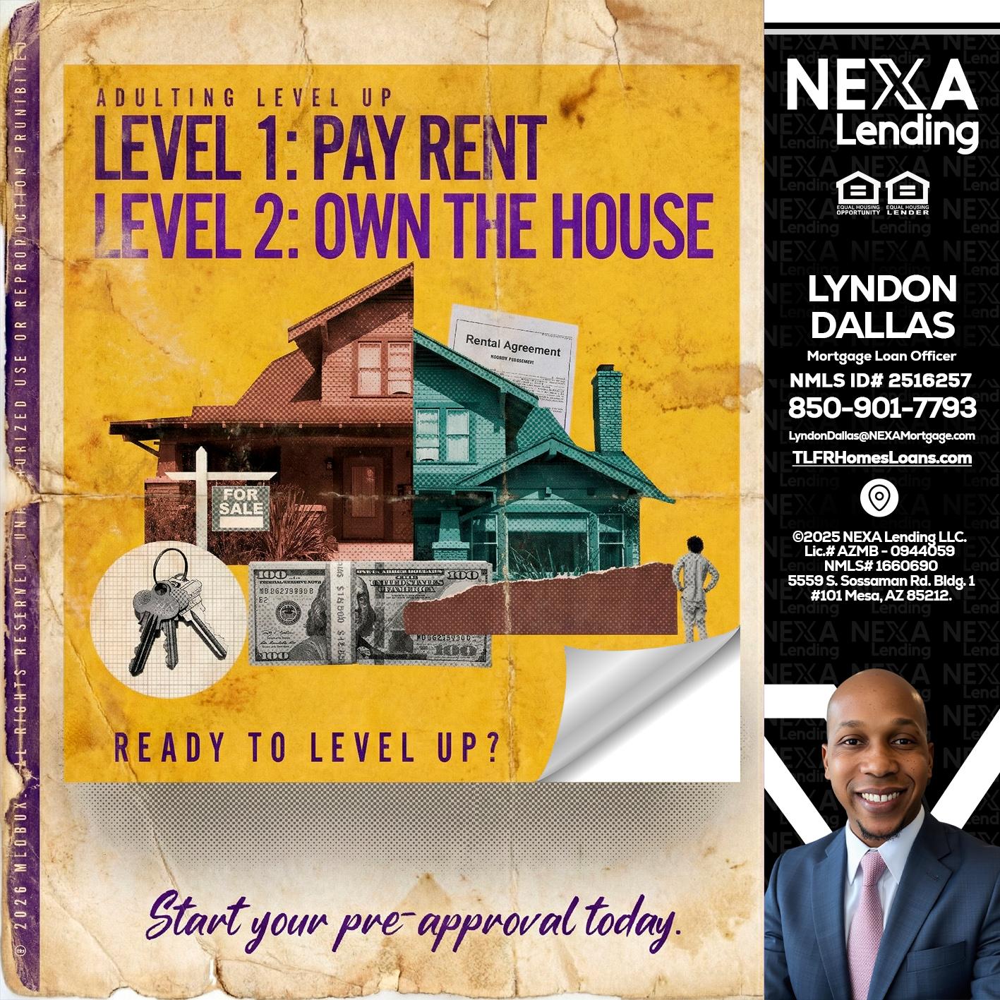 LEVEL 1 - Lyndon Dallas -Mortgage Loan Officer