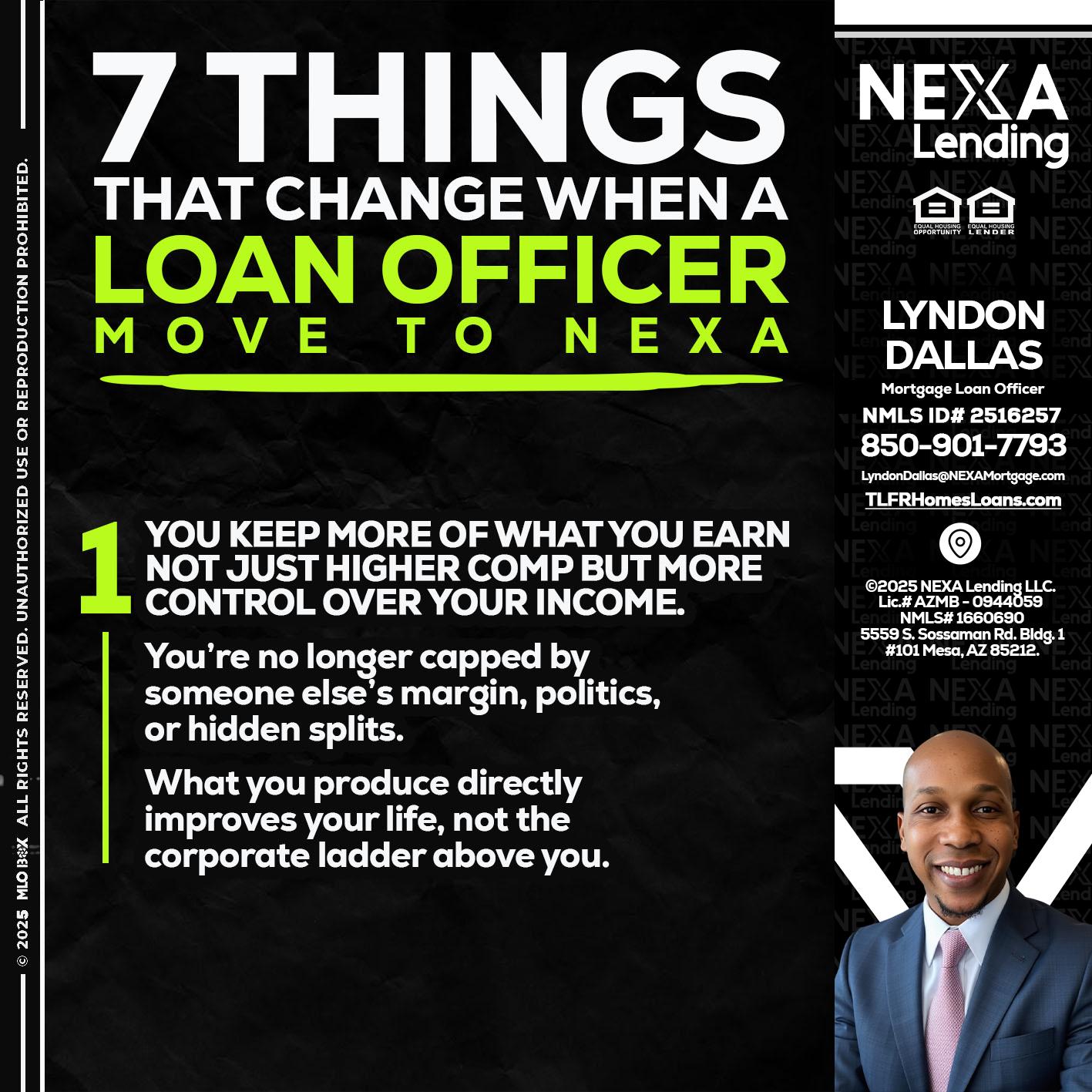 7 THINGS (1) - Lyndon Dallas -Mortgage Loan Officer