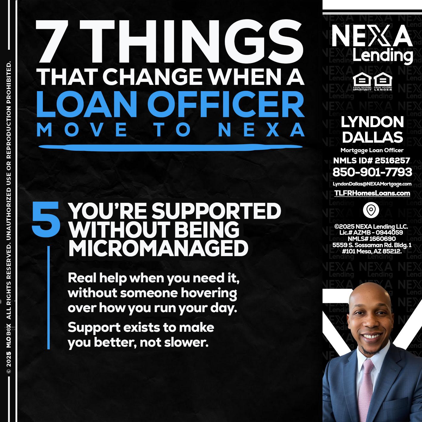 7 THINGS (5) - Lyndon Dallas -Mortgage Loan Officer