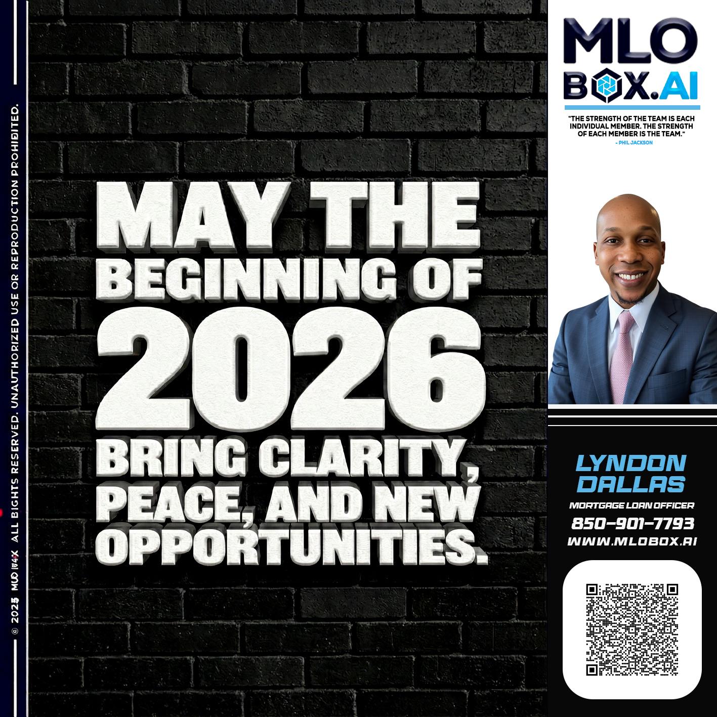 MAY THE 2026 - Lyndon Dallas -Mortgage Loan Officer