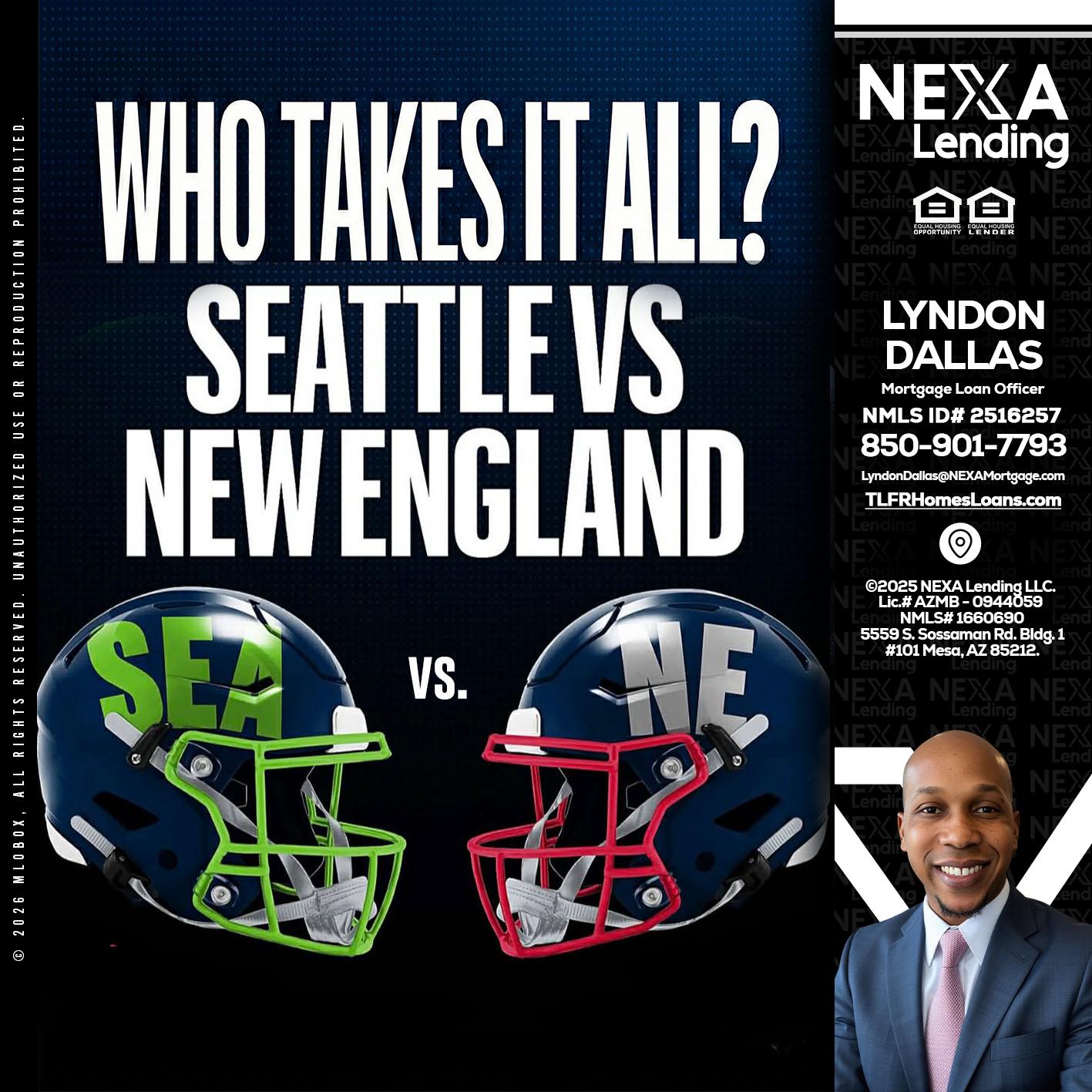 WHO TAKE IT ALL? - Lyndon Dallas -Mortgage Loan Officer