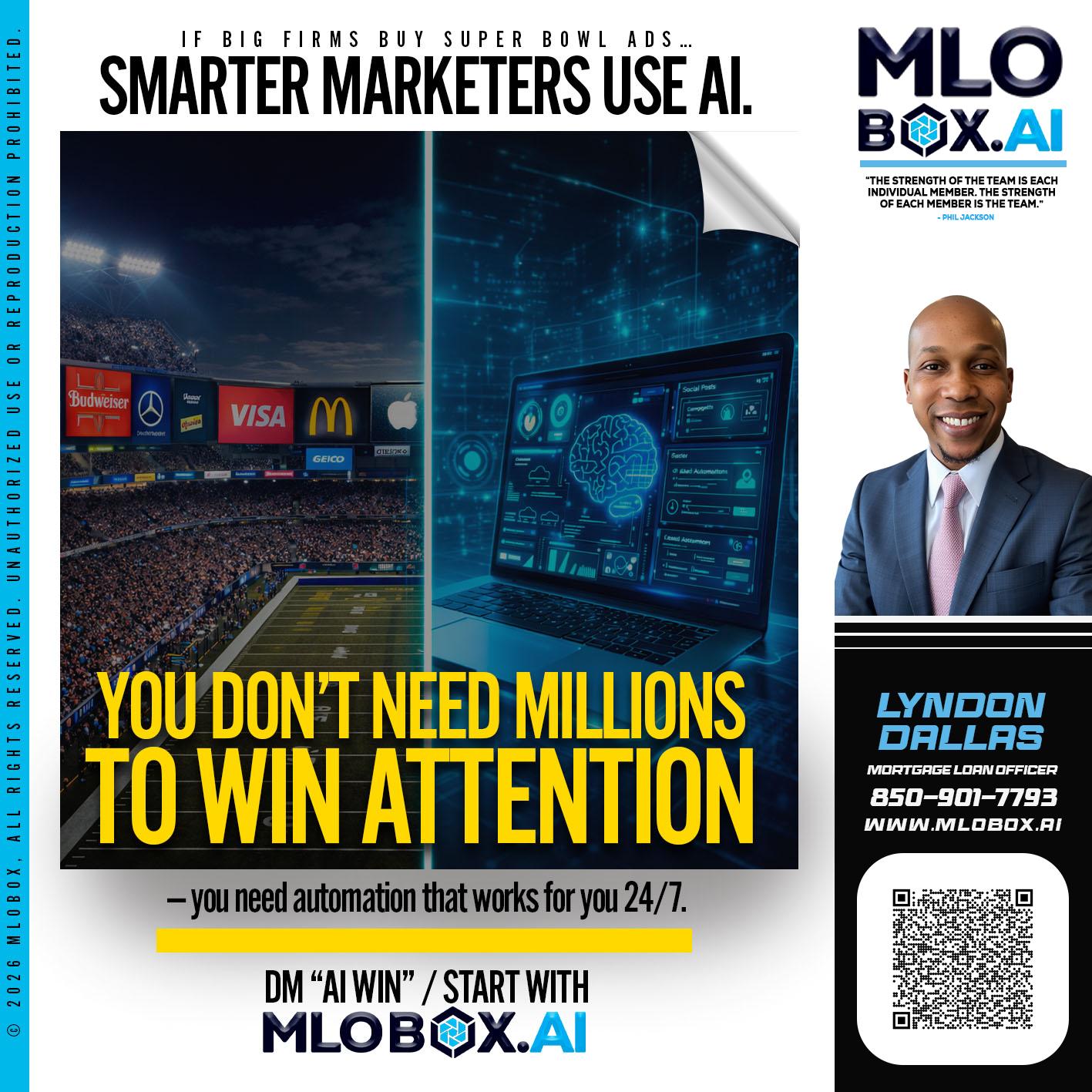 you don't need - Lyndon Dallas -Mortgage Loan Officer