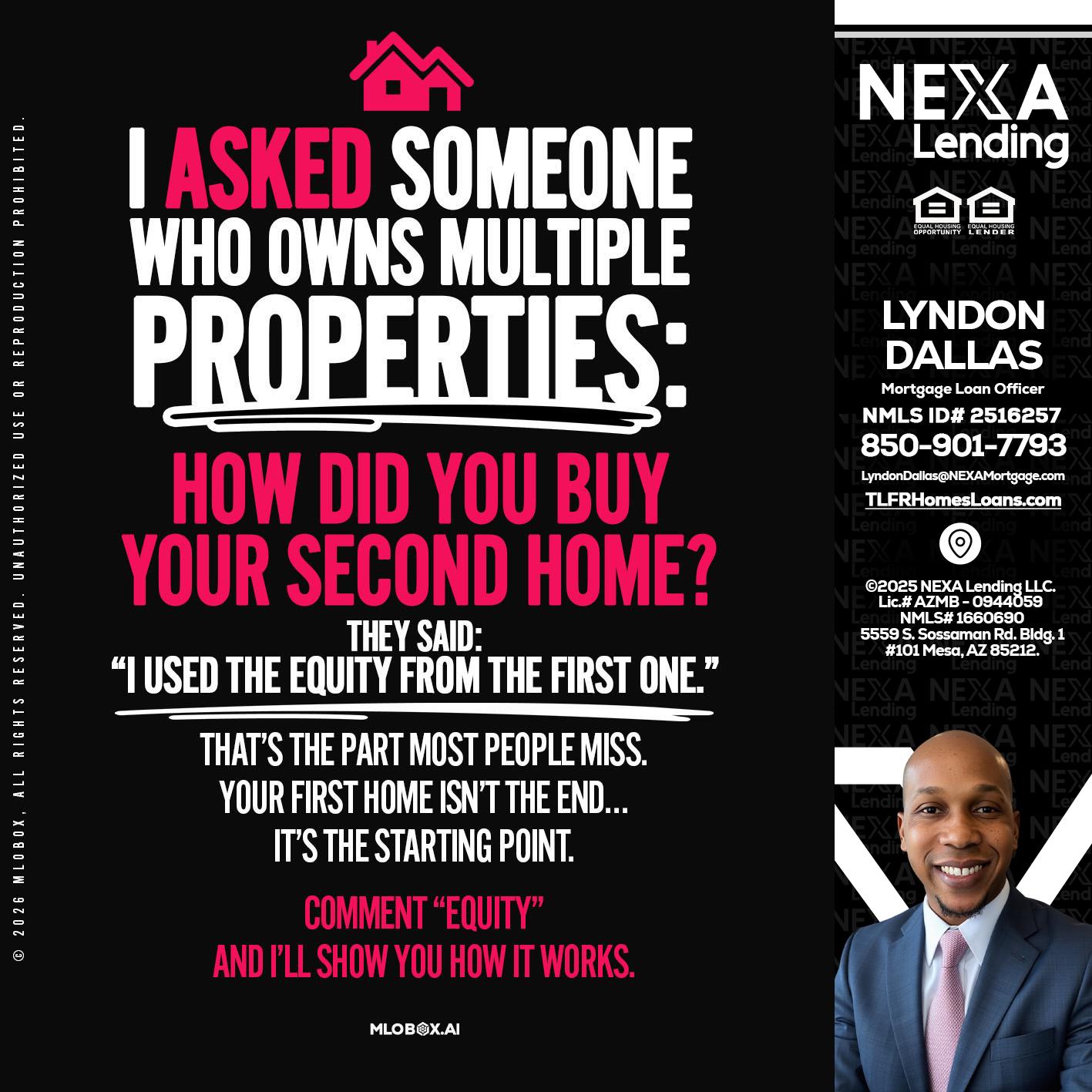 I ASKED SOMEONE - Lyndon Dallas -Mortgage Loan Officer