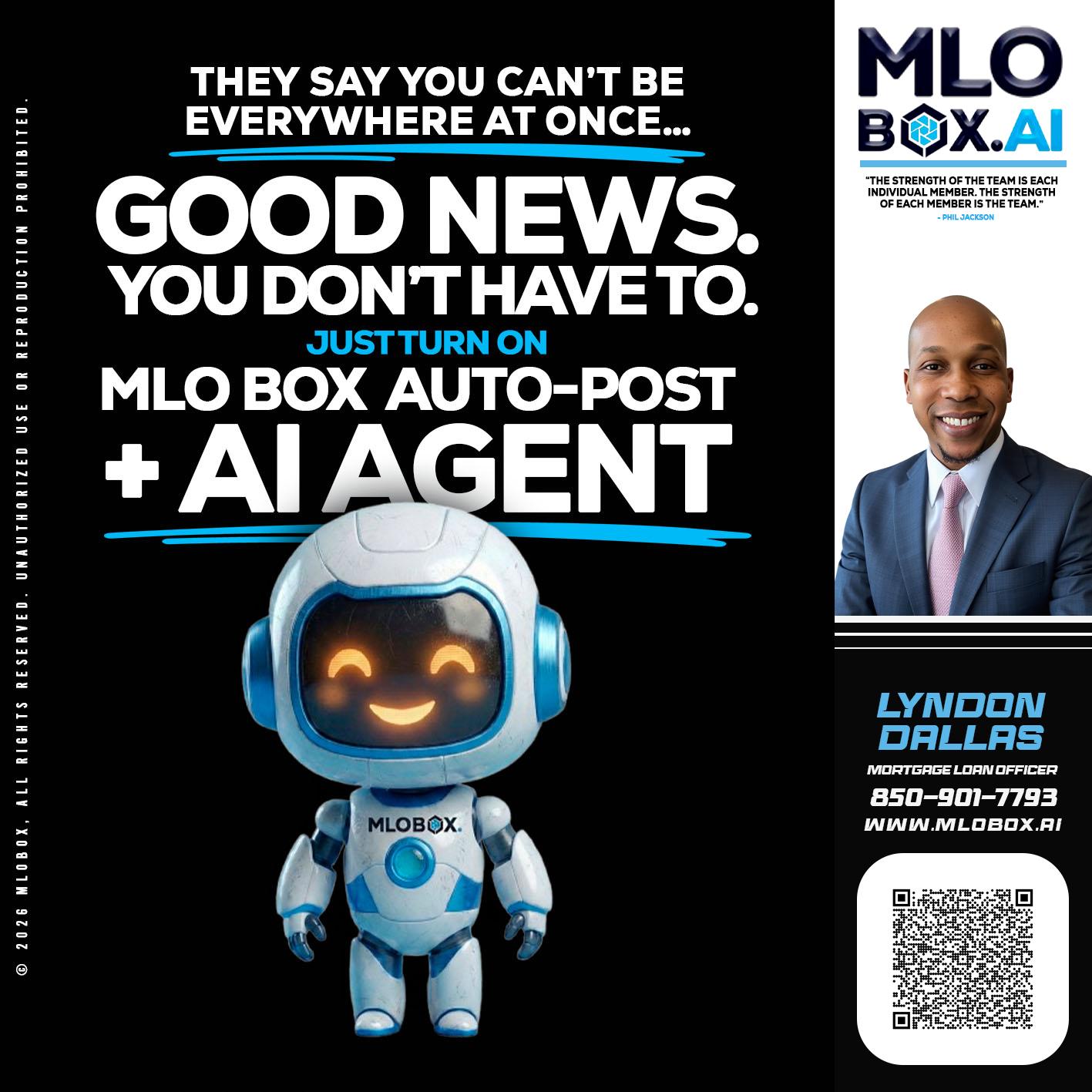 GOOD NEWS - Lyndon Dallas -Mortgage Loan Officer