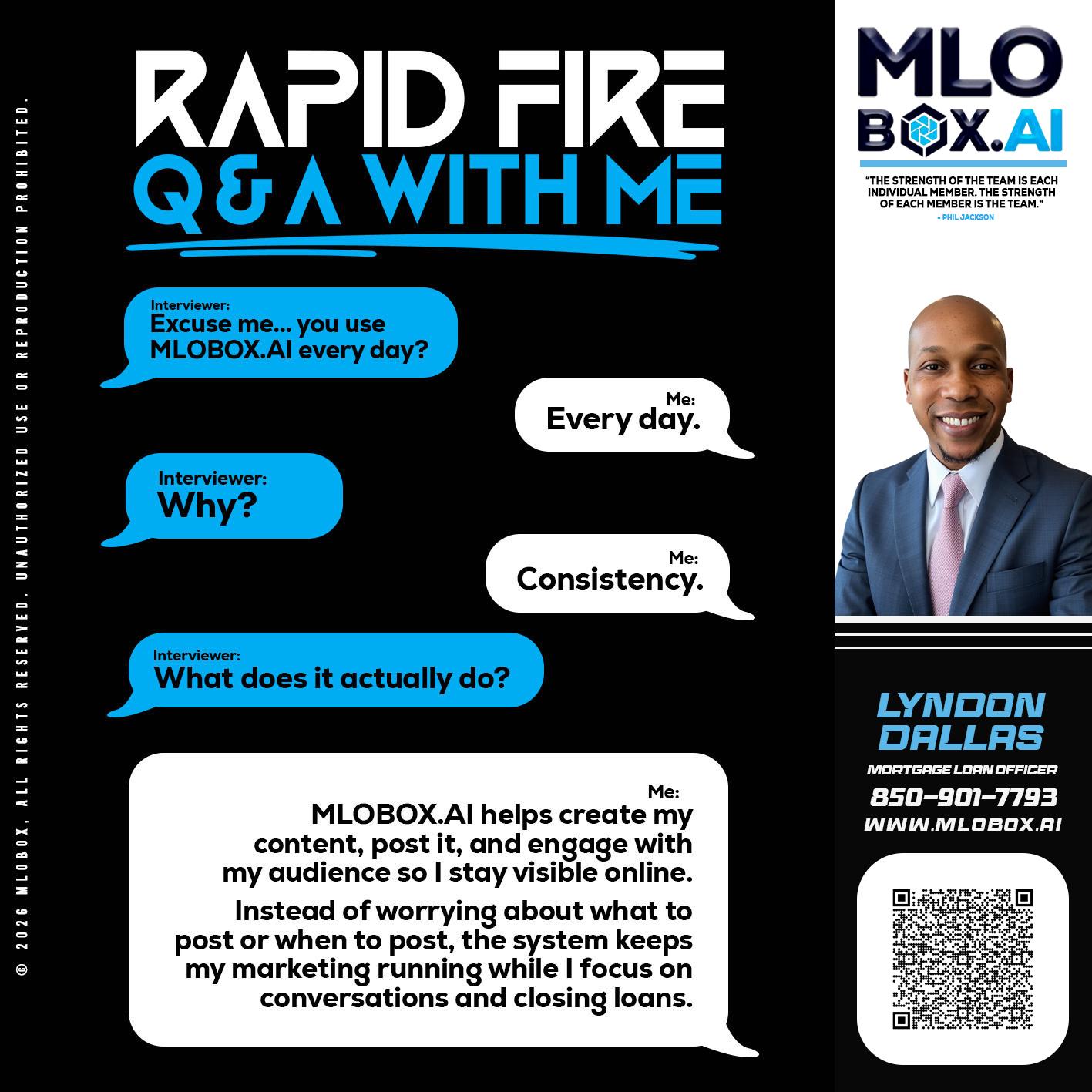 RAPID Q&A - Lyndon Dallas -Mortgage Loan Officer