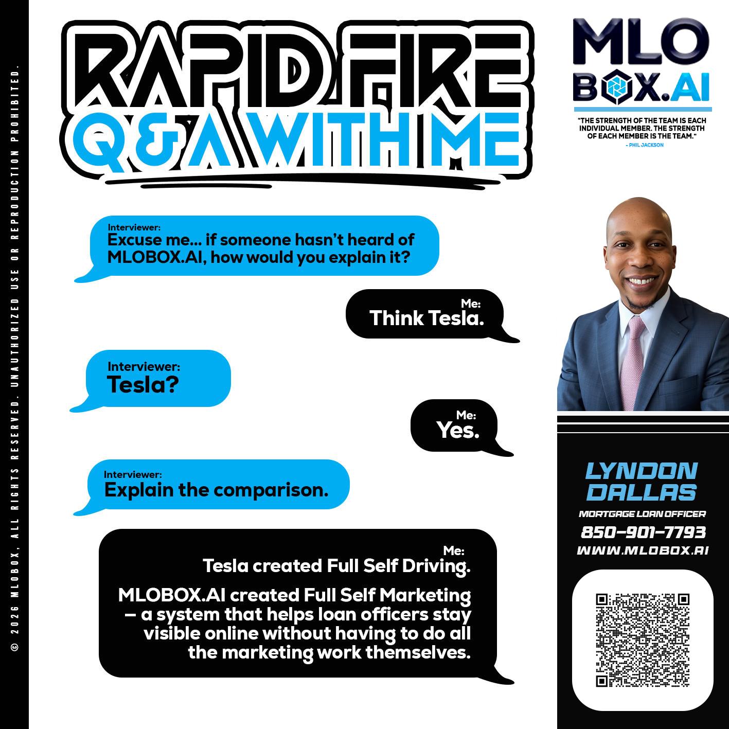 RAPID FIRE Q&A - Lyndon Dallas -Mortgage Loan Officer