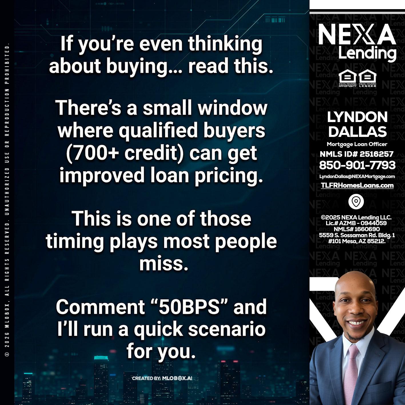 IF YOU EVER - Lyndon Dallas -Mortgage Loan Officer