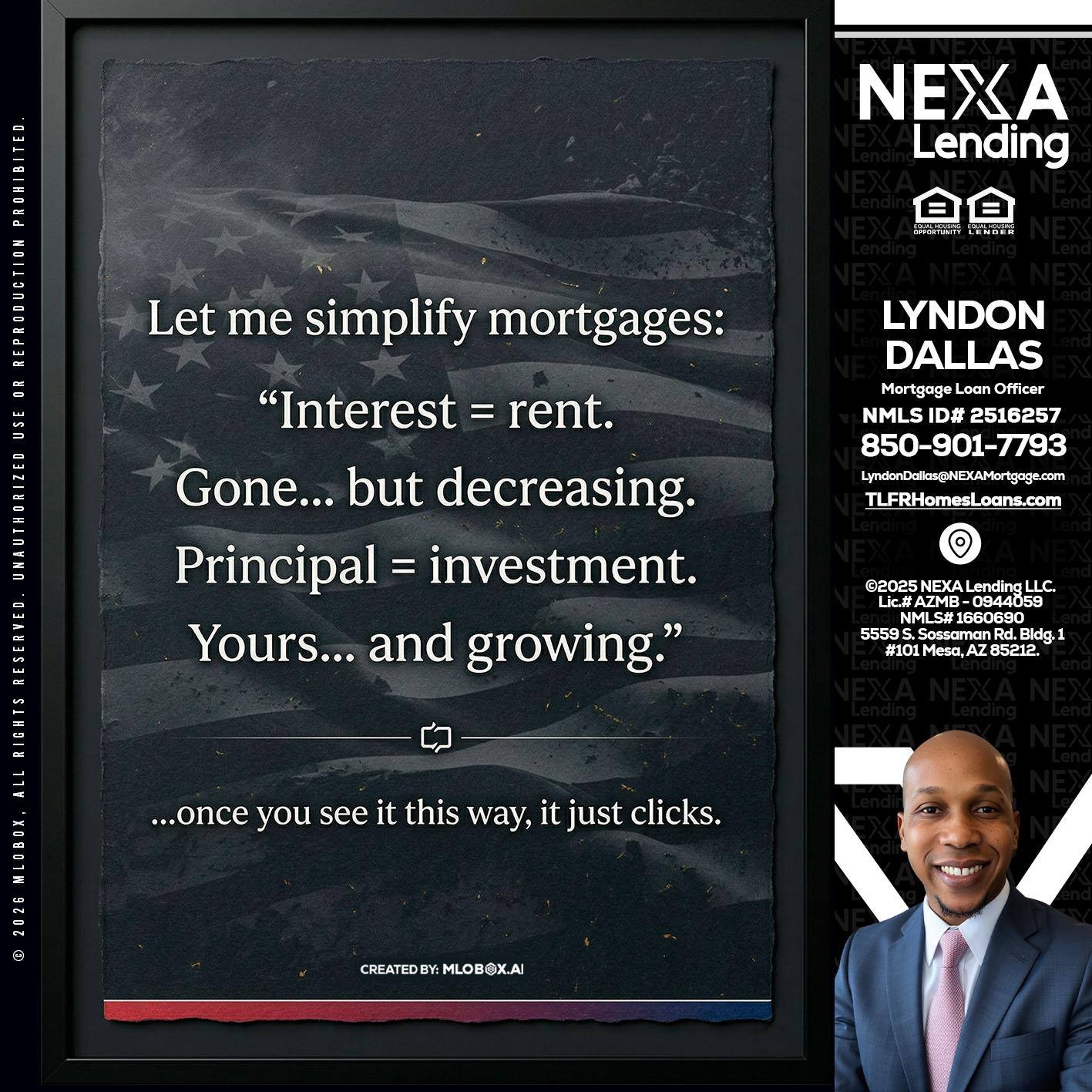 LET ME SIMPLIFY - Lyndon Dallas -Mortgage Loan Officer