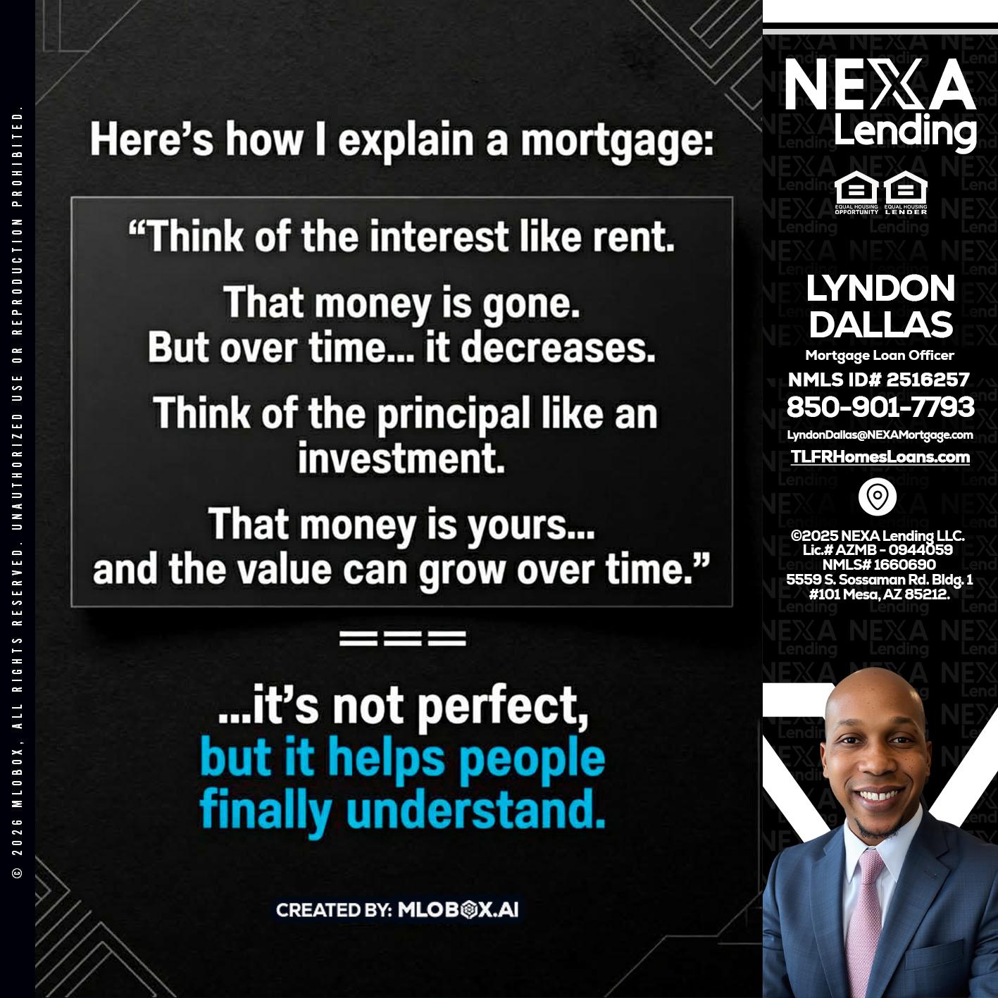 HERES NOW - Lyndon Dallas -Mortgage Loan Officer