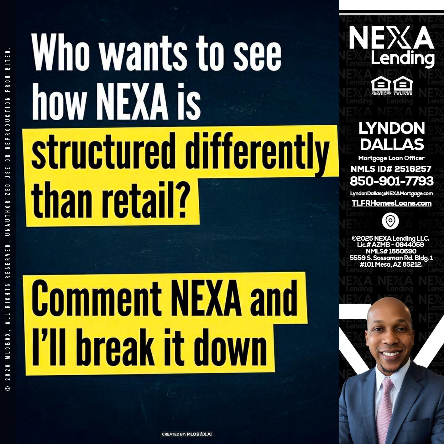 who want to see - Lyndon Dallas -Mortgage Loan Officer