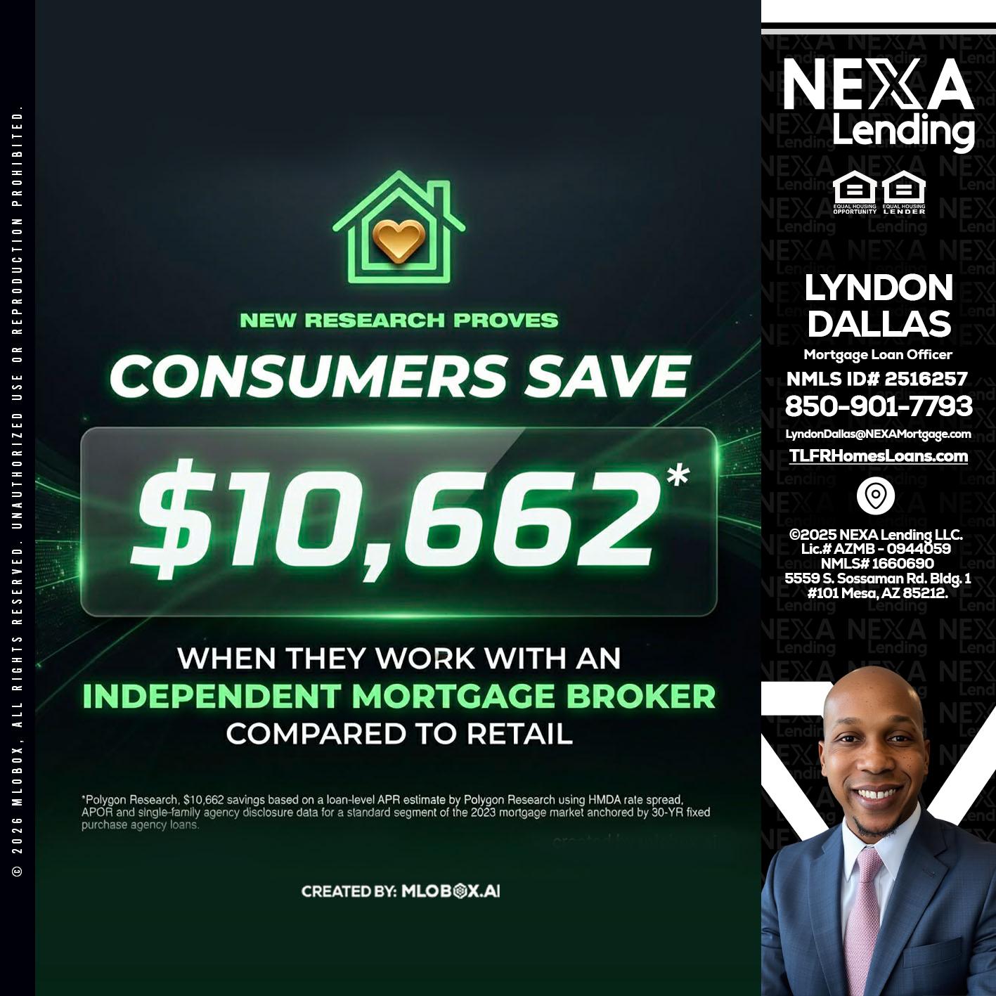10,662 - Lyndon Dallas -Mortgage Loan Officer