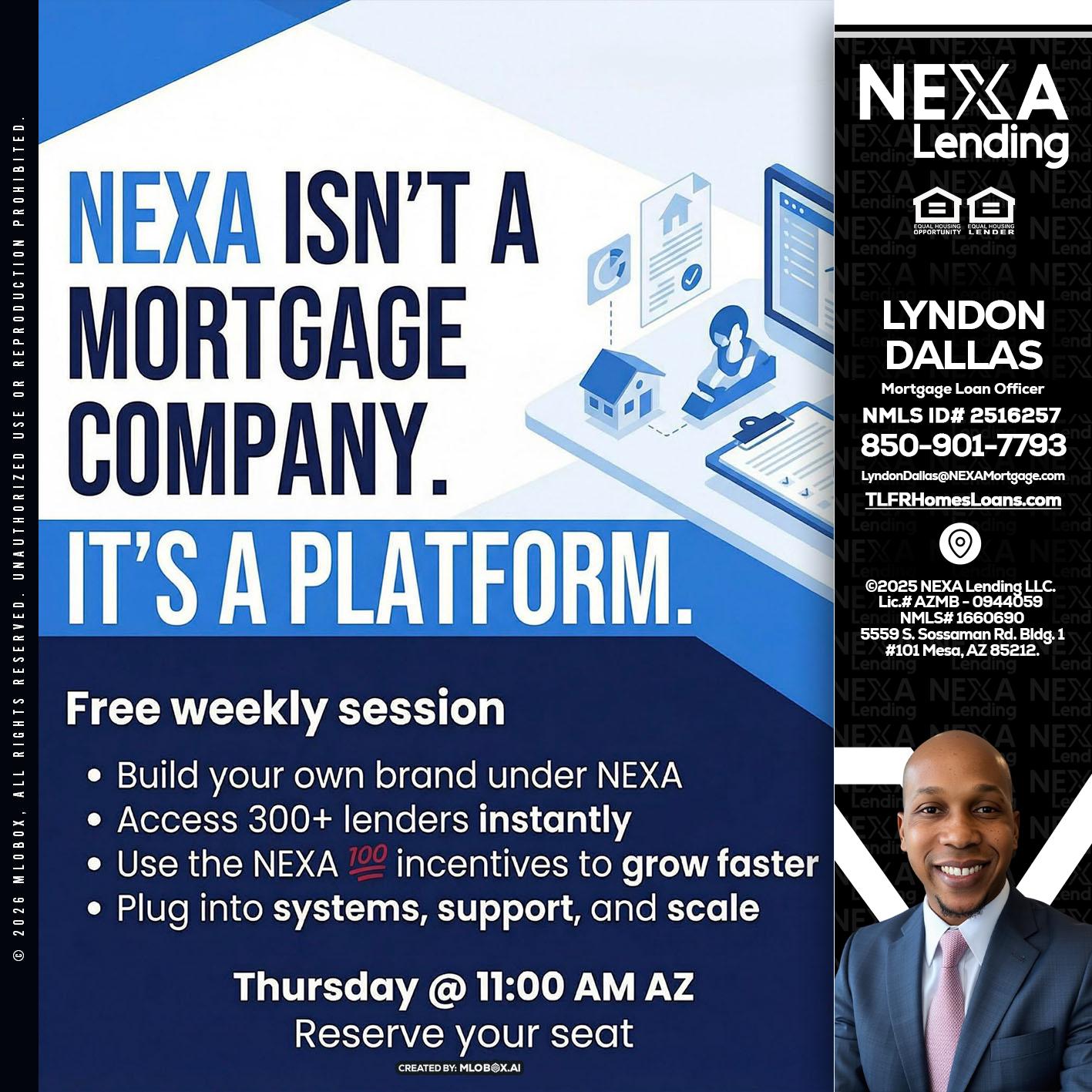 NEXA ISNT - Lyndon Dallas -Mortgage Loan Officer