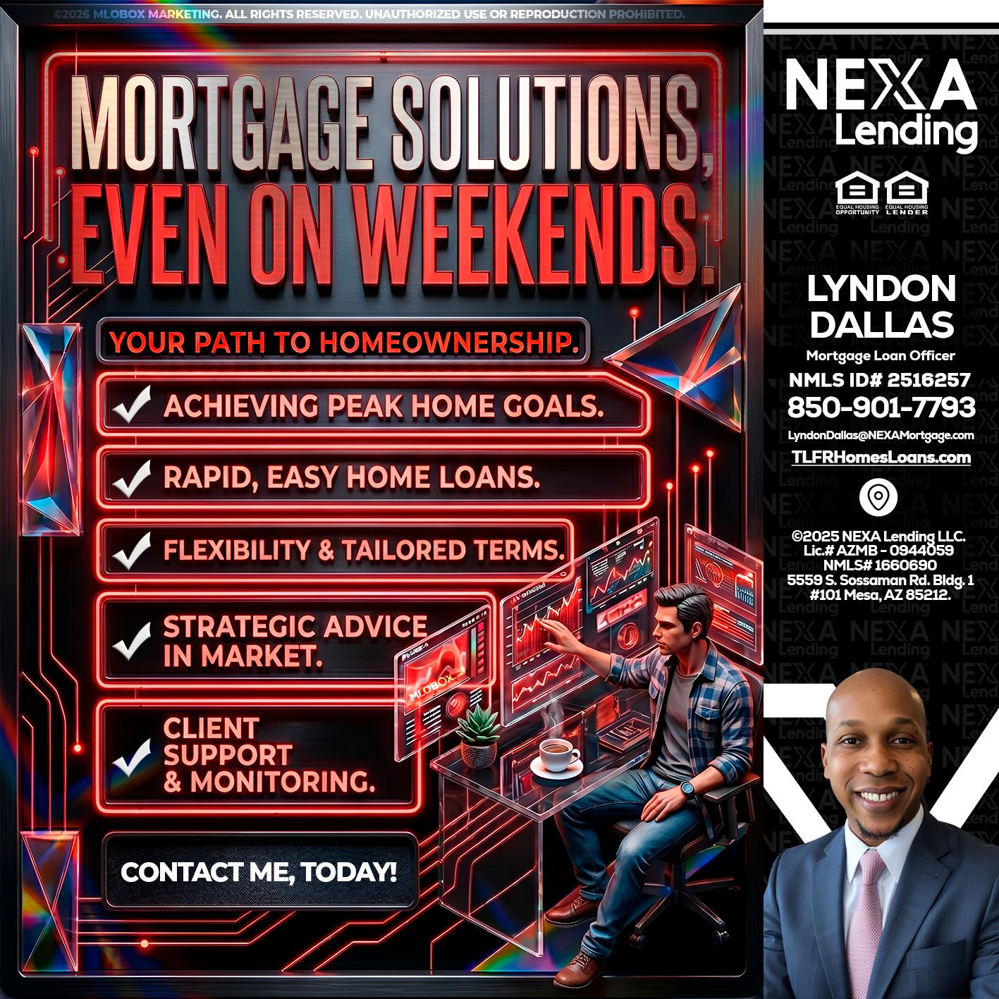 WEEKEND SOLUTIONS - Lyndon Dallas -Mortgage Loan Officer