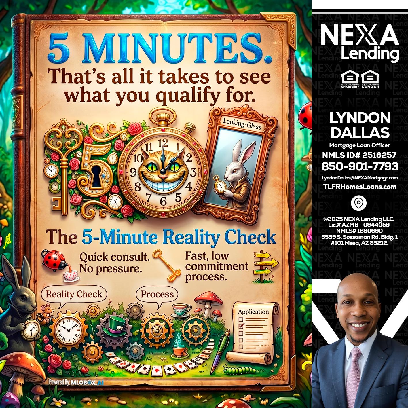 Reality Check! - Lyndon Dallas -Mortgage Loan Officer
