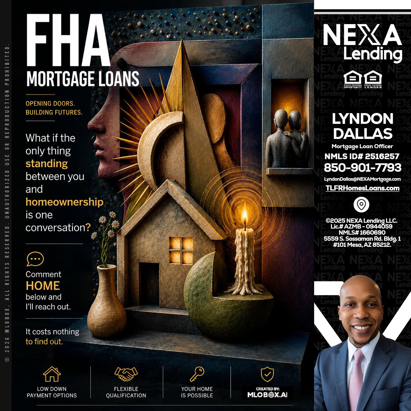 FHA - Lyndon Dallas -Mortgage Loan Officer