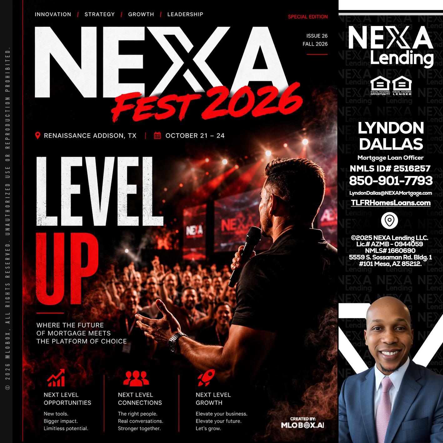 NEXA FEST 2026 - Lyndon Dallas -Mortgage Loan Officer