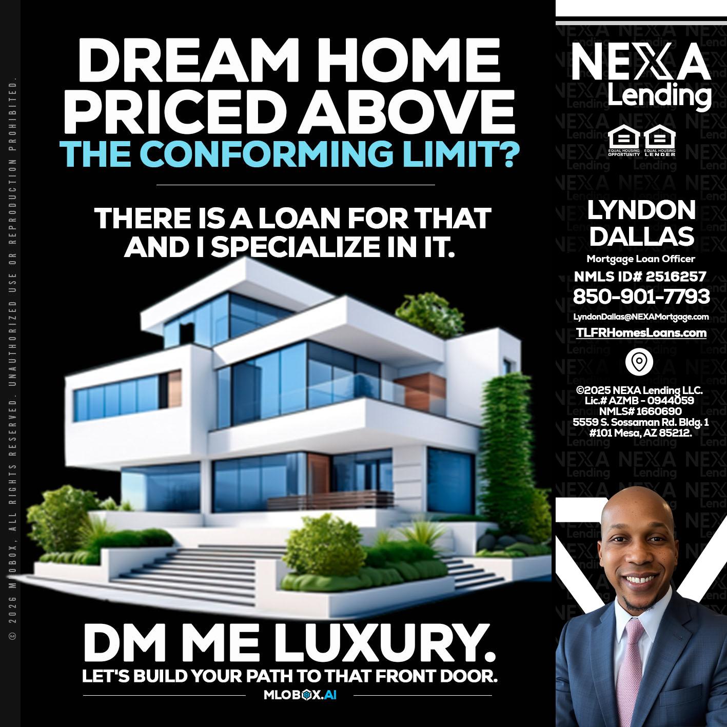 DREAM HOME - Lyndon Dallas -Mortgage Loan Officer